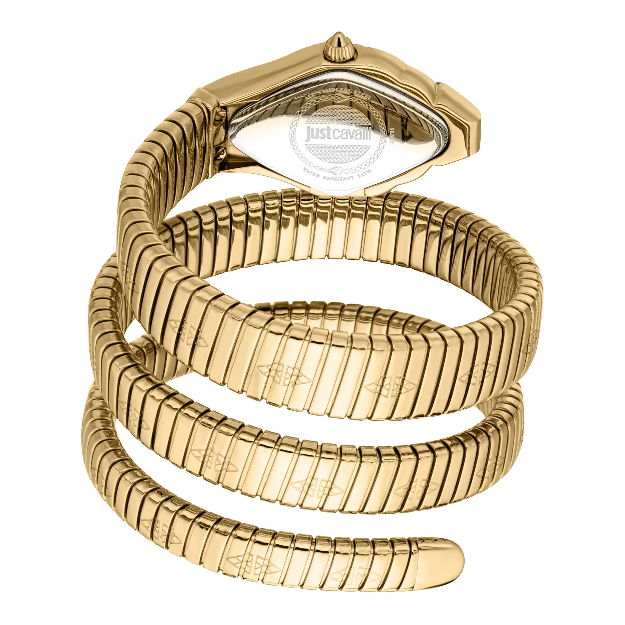 Just Cavalli Just Cavalli Signature Snake Cristallo Yellow Gold Bottle Green — immagine 2