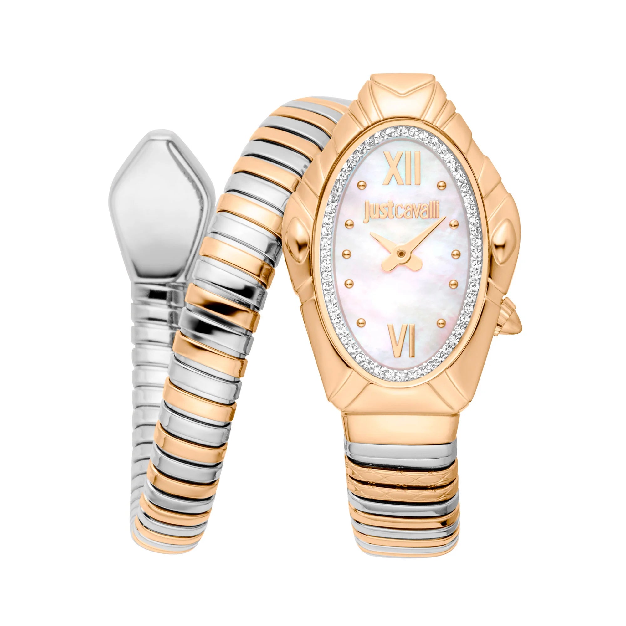 Just Cavalli Just Cavalli Signature Snake Lirica Two Tones YG MOP