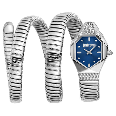 Just Cavalli Signature Snake Ambra Argento Notte blu