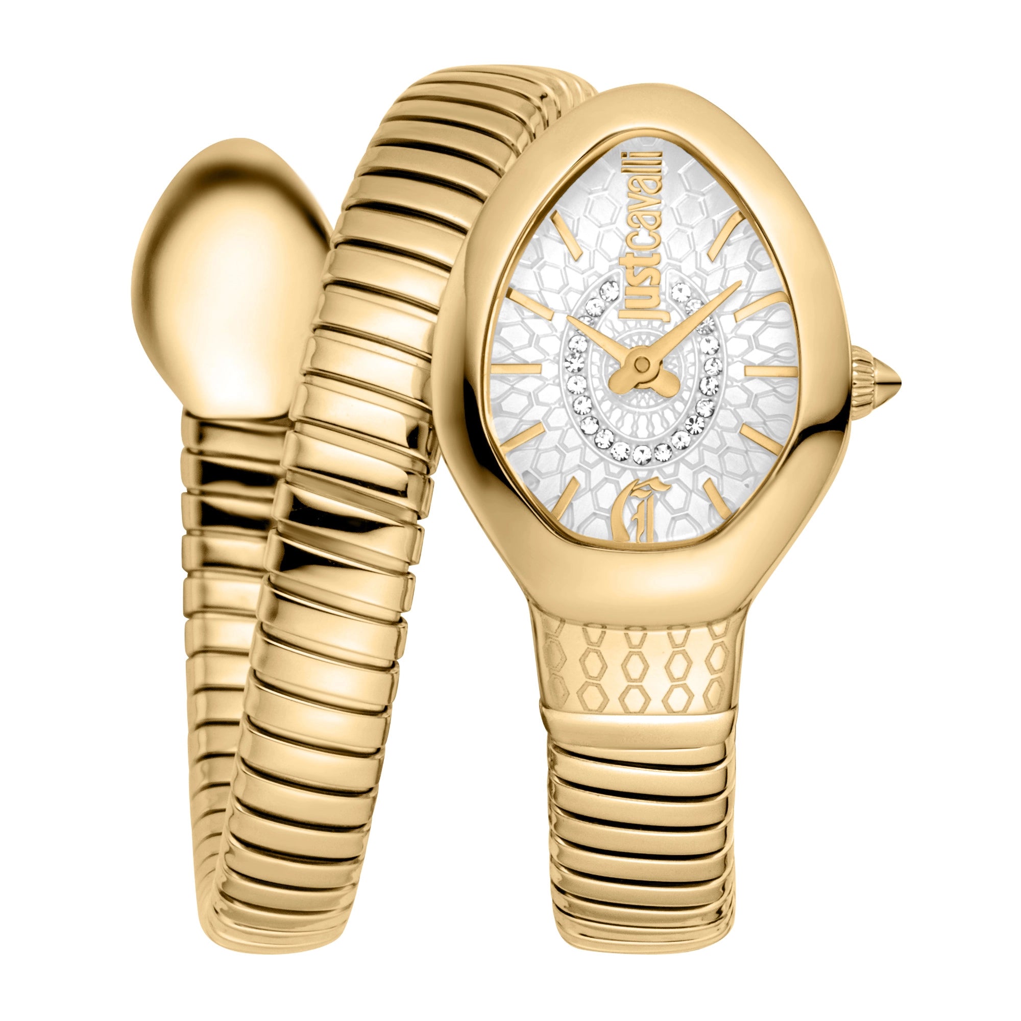 Just Cavalli Just Cavalli Signature Snake Eclisse Yellow Gold Silver