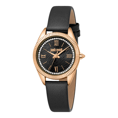 Just Cavalli Animalier Amabile Pelle Nera