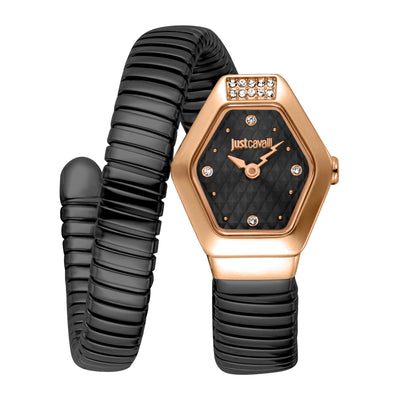 Just Cavalli Signature Snake Splora Nero