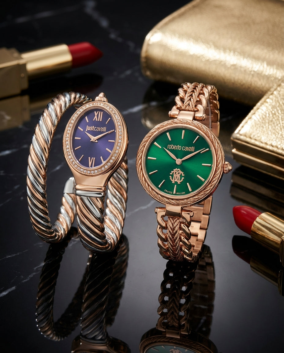 Fashion collection watches - Just Cavalli Twined and Roberto Cavalli by Franck Muller