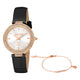 Just Cavalli SET Savoca Pelle Nera RG Argento