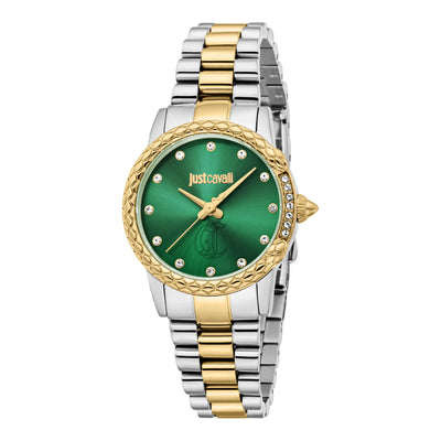 Just Cavalli Animalier Fiorenza Snake Due Toni YG Verde