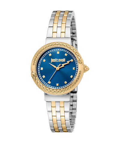 Just Cavalli SET Coraggioso Serpente Due Toni YG Blu
