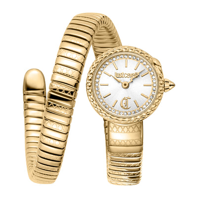 Just Cavalli Signature Snake Sirena Oro Giallo Argento