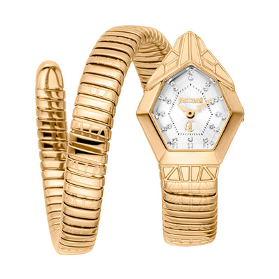 Just Cavalli Signature Snake Gemma Oro Giallo Argento