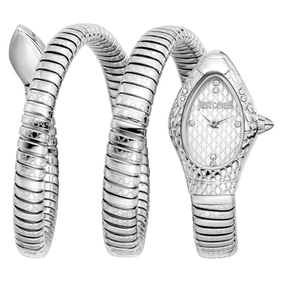 Just Cavalli Signature Snake Aurela Argento