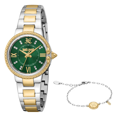 Just Cavalli SET Primavera Snake Due Toni YG Verde