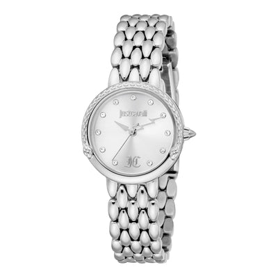 Just Cavalli Animalier Rosa Serpente Argento