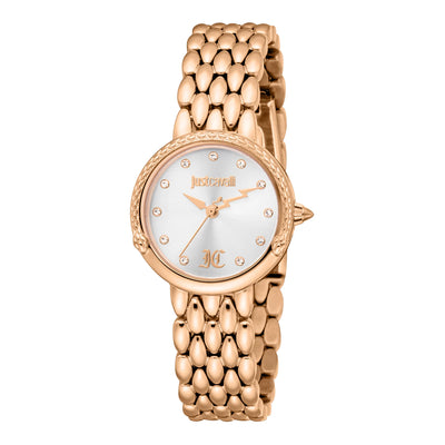 Just Cavalli Animalier Rosa Serpente Oro Rosa Argento